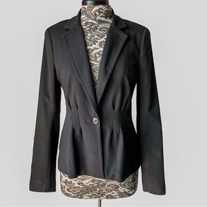 Theory Single Button Bi-stretch Blazer Black Size L